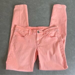 American Eagle Outfitters Coral/Peach Stretch Jeans/Jeggings